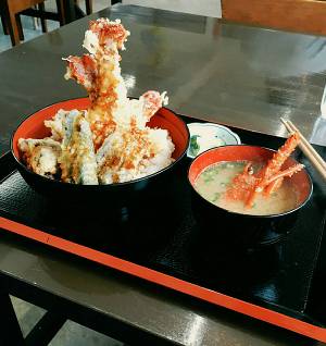 伊勢海老天丼❤