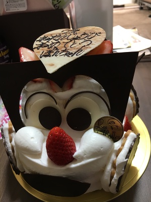 お誕生日のケーキ🎂🎉🎊