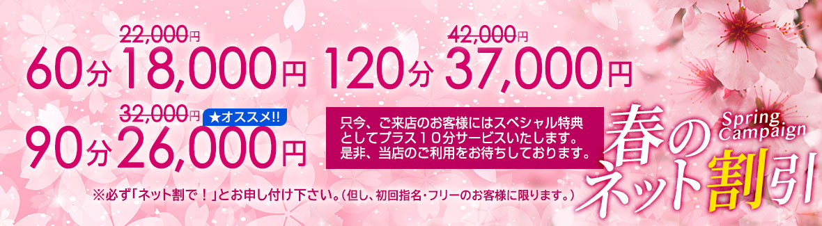 春のネット割引！