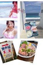 夏🌊海鮮丼🐟️凍結フルーツかき氷🍧