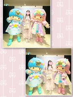 明日出勤👘＆キキララちゃんと🥹🌟🌟🩵🩷