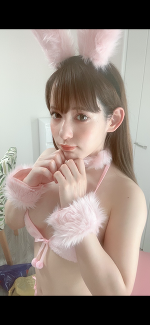 4月も頑張る！うさぎのコスプレ🐇